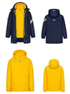 School Uniform 3 in 1 Detachable Winter windbreaker Jacket 6