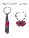 School Uniform Accessories: Children's Neckties and Collar Flowers-82