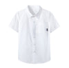 School Uniform Kids Classic Solid Color Short Sleeve Mesh Polo Shirt Boy