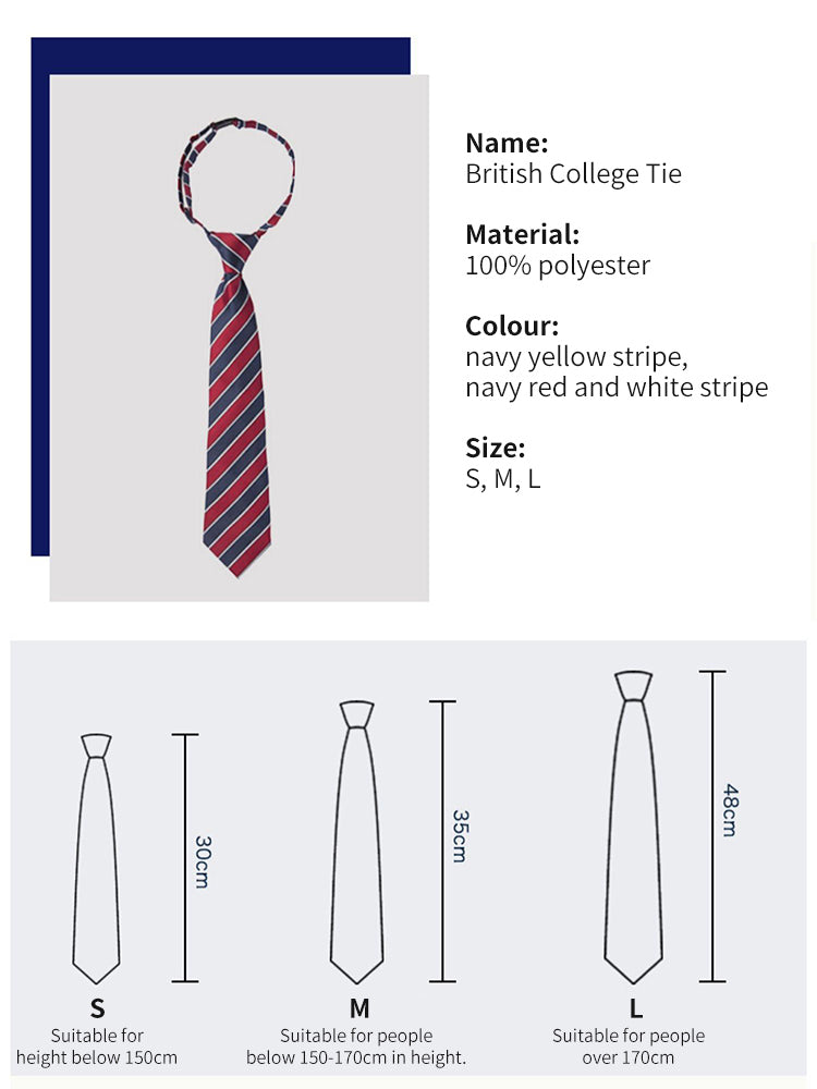 School Uniform Accessories: Children's Neckties and Collar Flowers-82