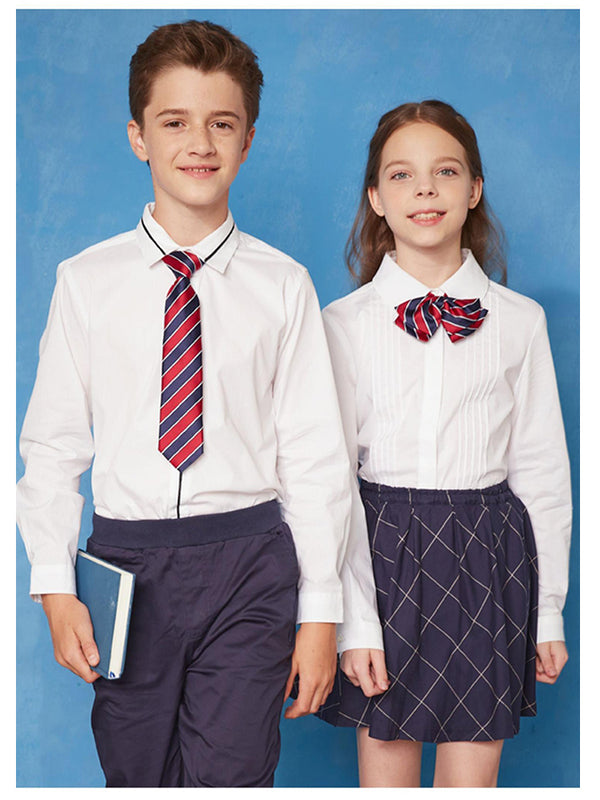 School Uniform Accessories: Children's Neckties and Collar Flowers-82