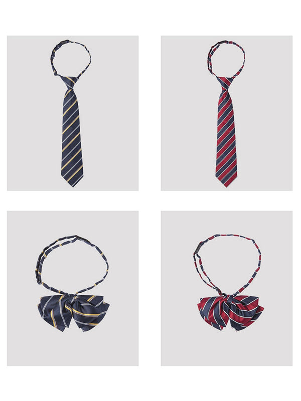School Uniform Accessories: Children's Neckties and Collar Flowers-82