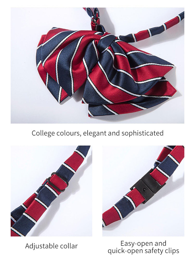 School Uniform Accessories: Children's Neckties and Collar Flowers-82