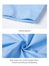 School uniform boy's short-sleeved blue shirts for summer-2